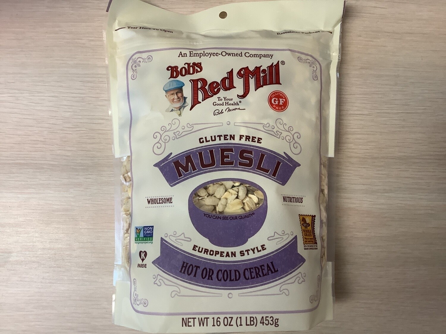 BOBS RED MILL CEREAL MUESLI GLUTEN FREE 16 OZ