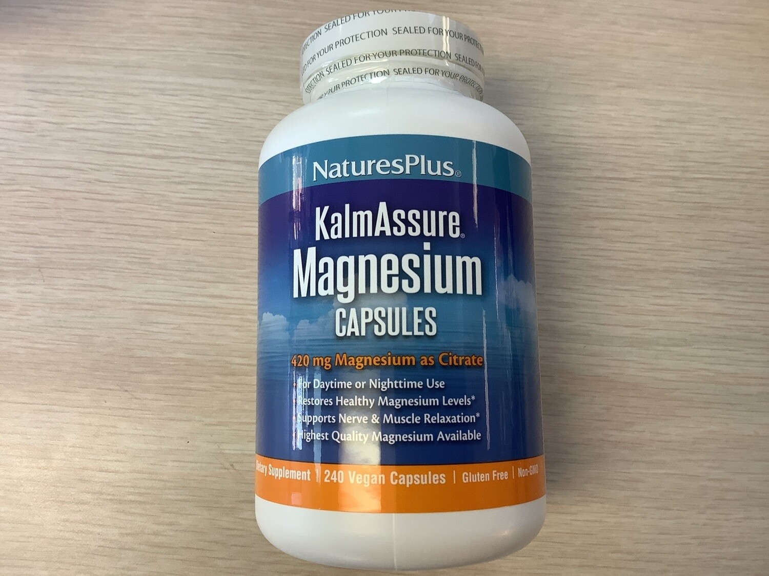 NATURES PLUS KALMASSURE MAGNESIUM 240 VCAP