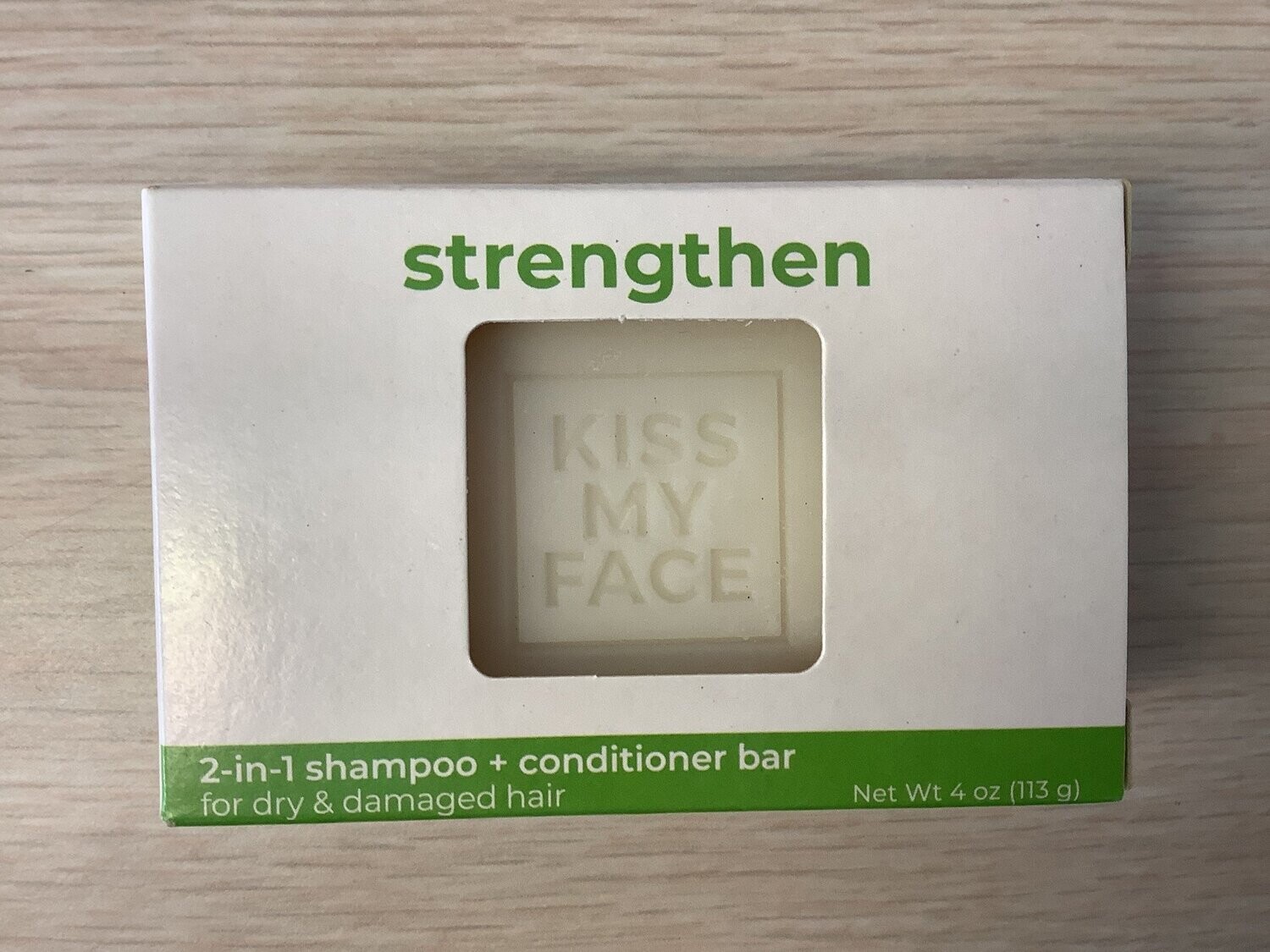 KISS MY FACE SHAMPOO CONDITIONER BAR STRENGTHEN