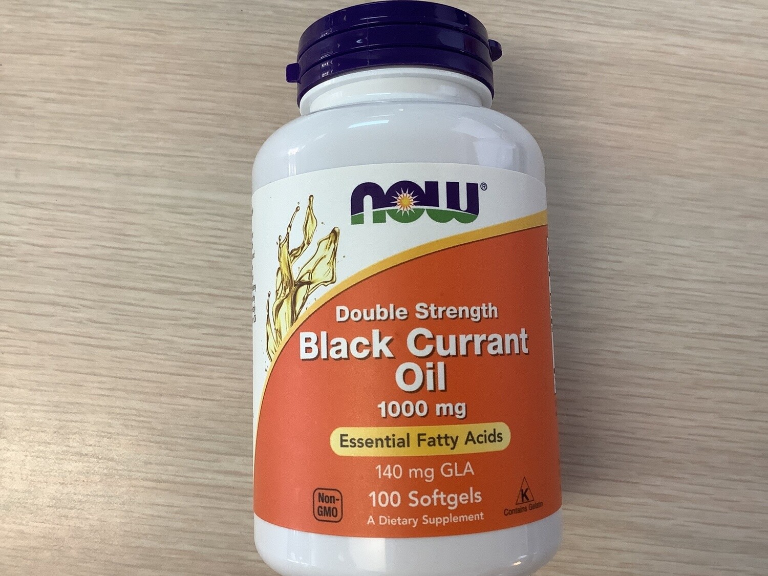 NOW BLACK CURRANT OIL 1,000mg 100 SGELS