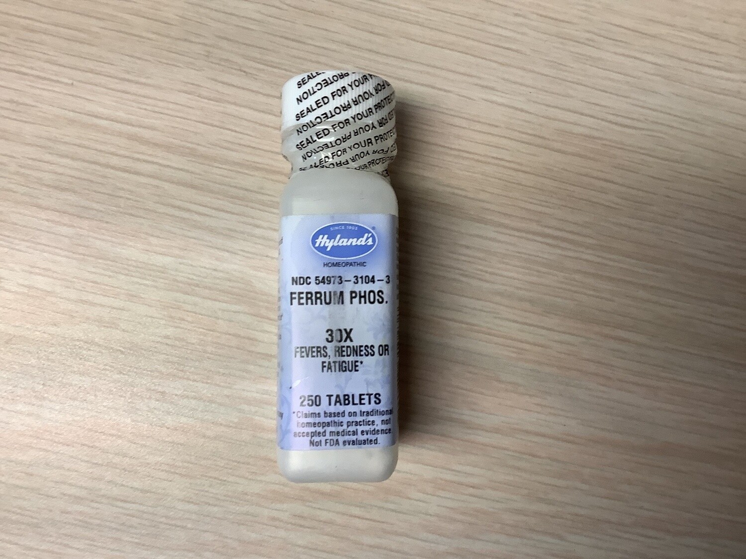 HYLANDS FERRUM PHOS 30x 250 tab