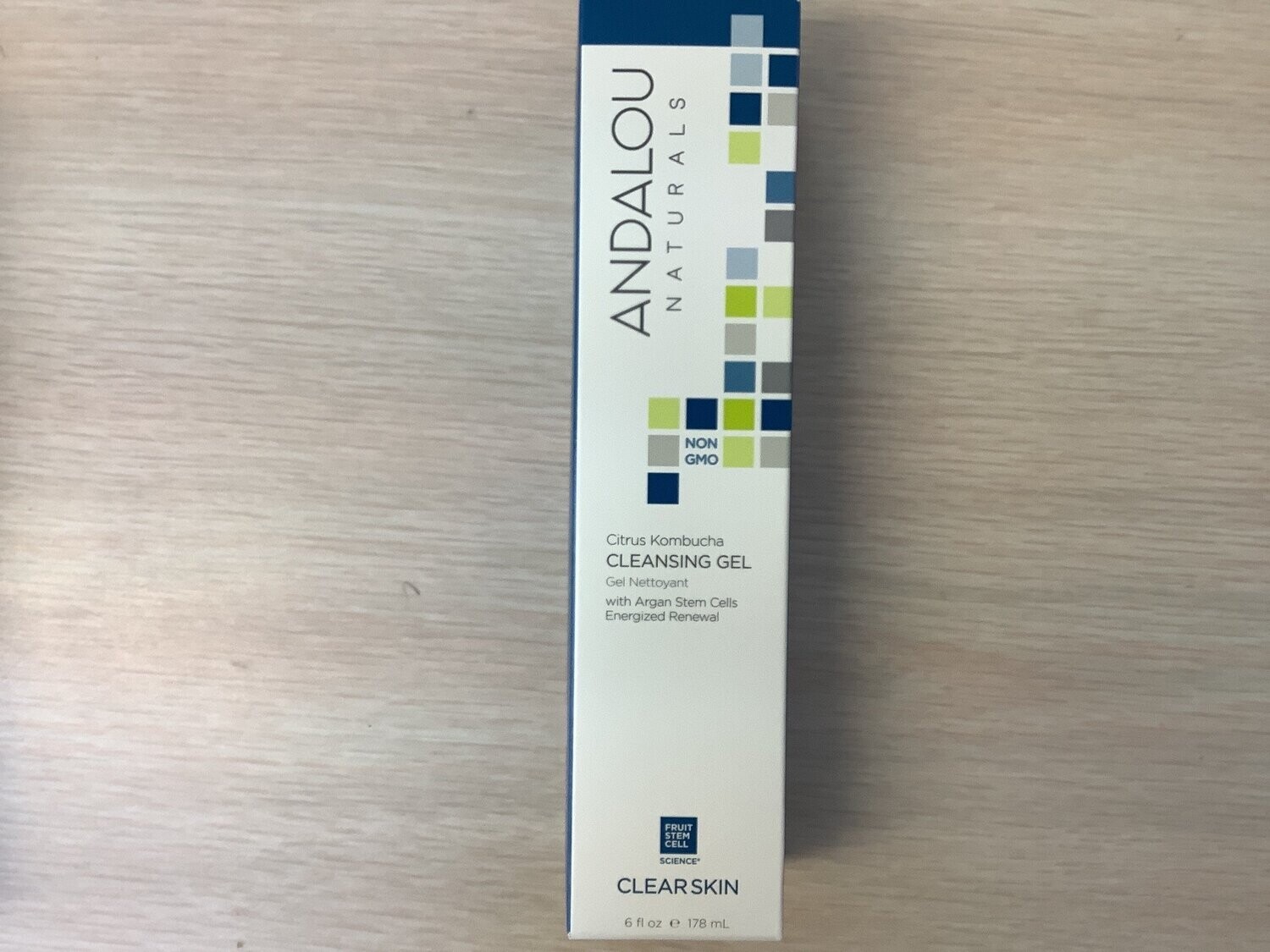 ANDALOU CLEAR SKIN CLEASING GEL CITRUS KOMBUCHA 6 OZ