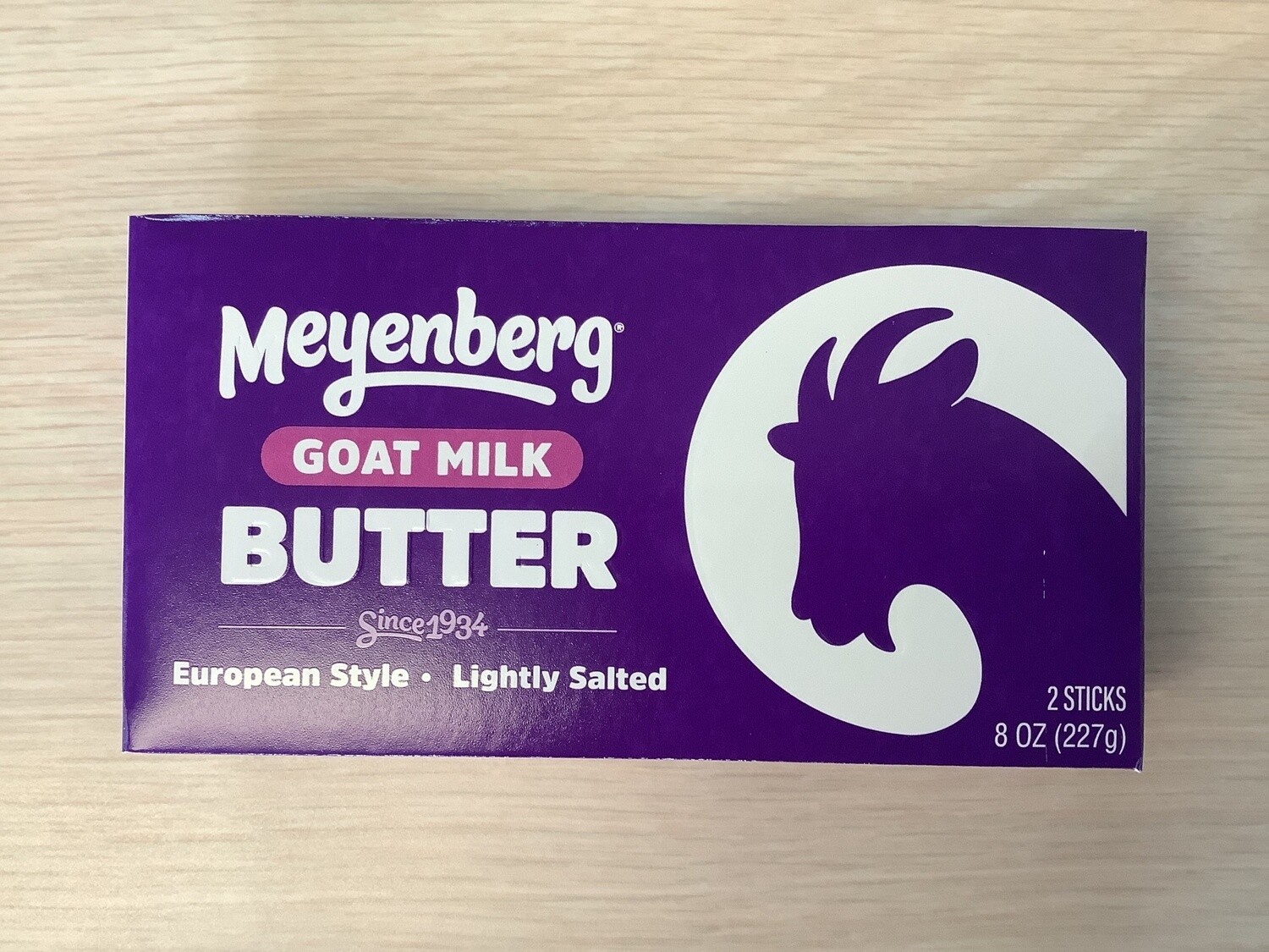 MEYENBERG GOAT MILK BUTTER EURO STYLE 8 OZ Refrigerated