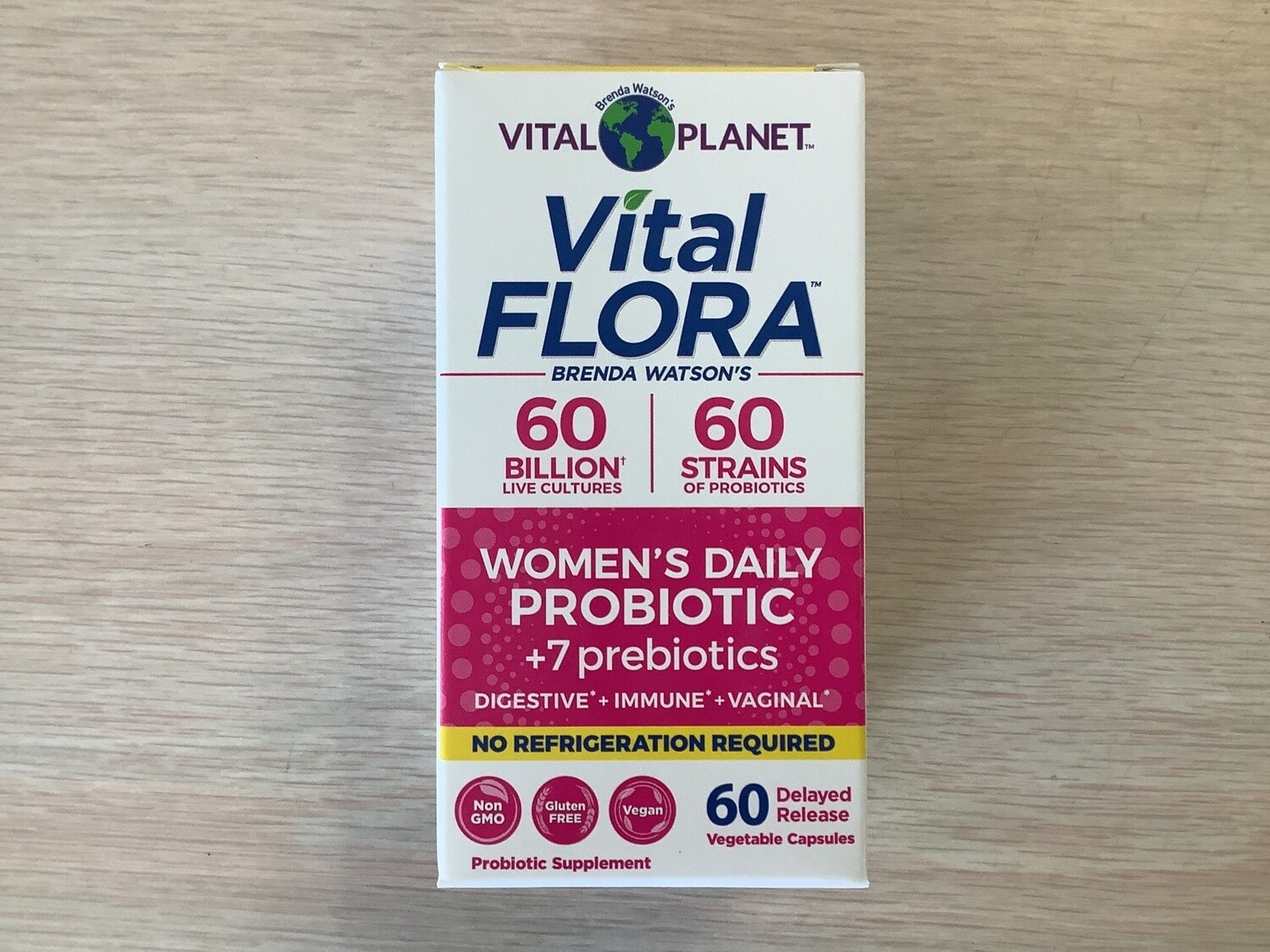 VITAL PLANET VITAL FLORA WOMENS PROBIOTIC 60 BIL / 60 STR 60 VCAPS  DR SHELF STABLE