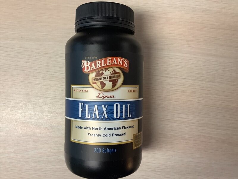 BARLEANS Lignan Flax Softgels 250ct