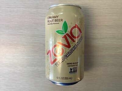 ZEVIA SODA CREAMY ROOT BEER 12 OZ single