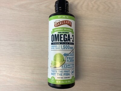 BARLEANS Fish Omega-3 Swirl Key Lime Ultra High Potency 16oz