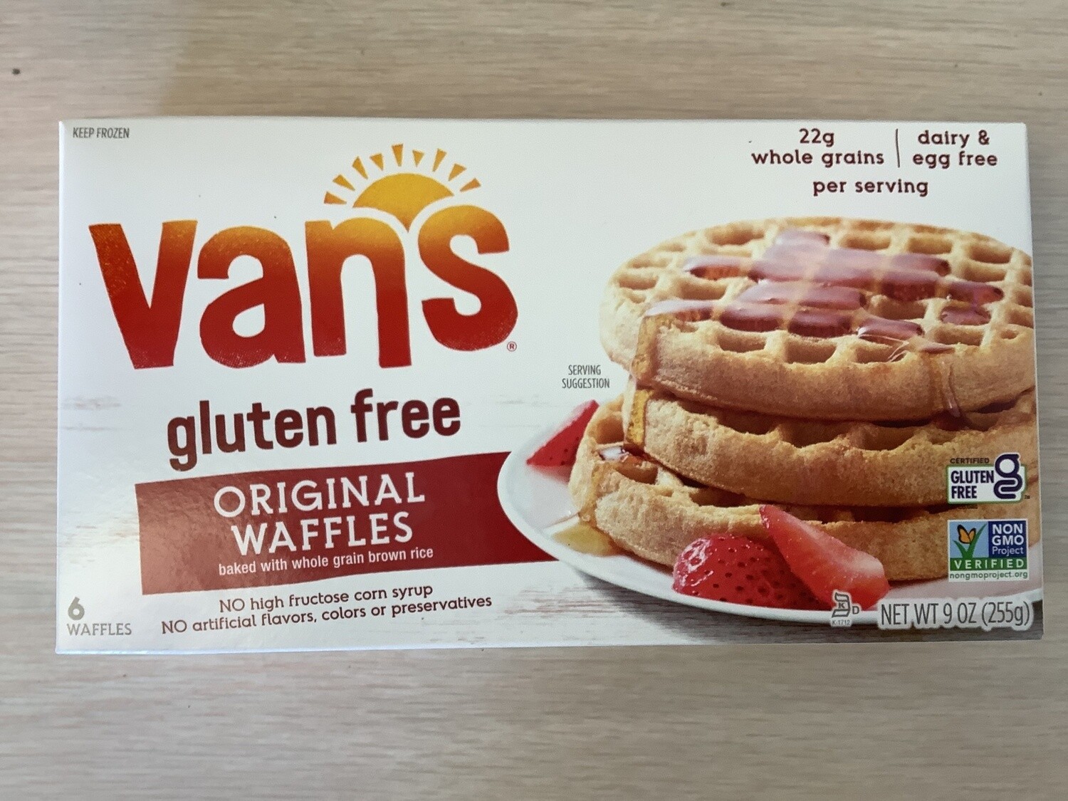 VANS WAFFLES GLUTEN FREE PLAIN 9 OZ FROZEN single