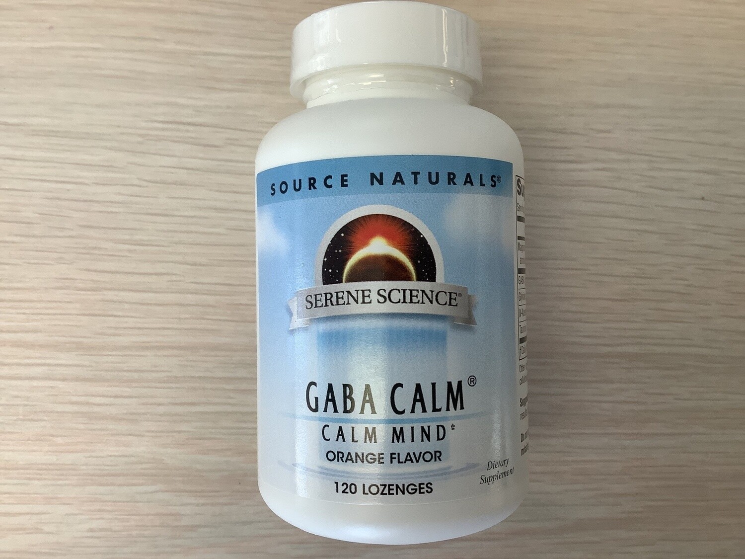 SOURCE NATURALS Serene Science GABA Calm Orange 120 lozenge