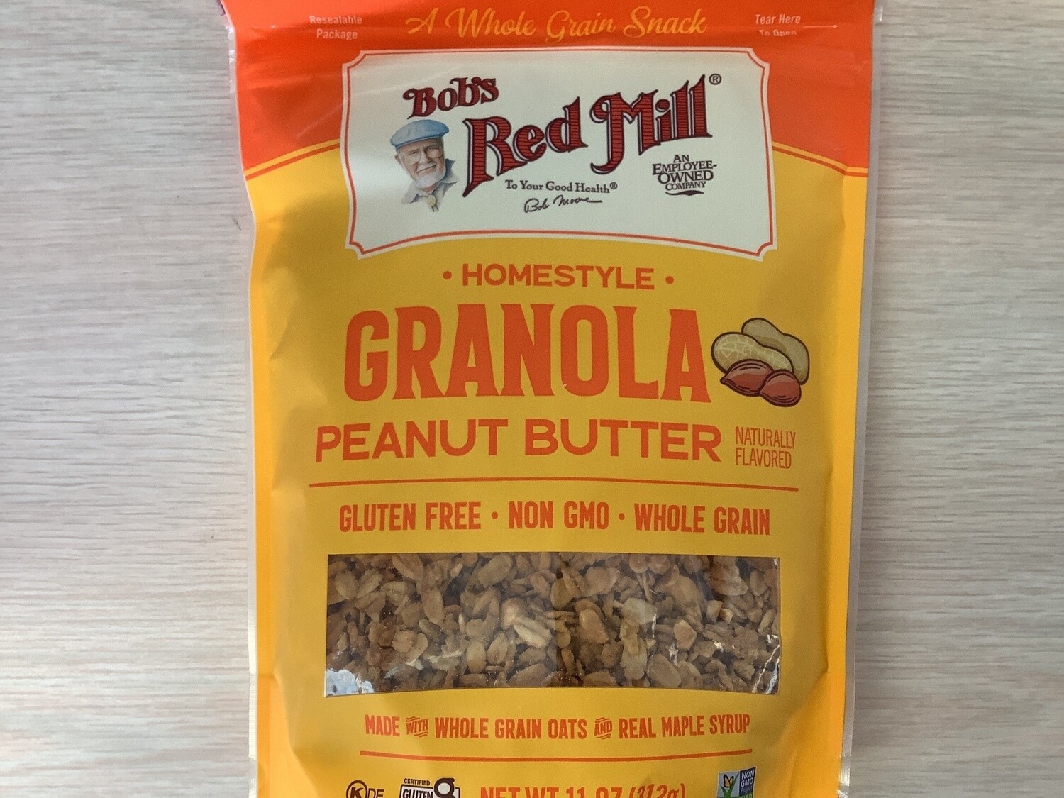 BOBS RED MILL GRANOLA PEANUT BUTTER GLUTEN FREE 11 OZ
