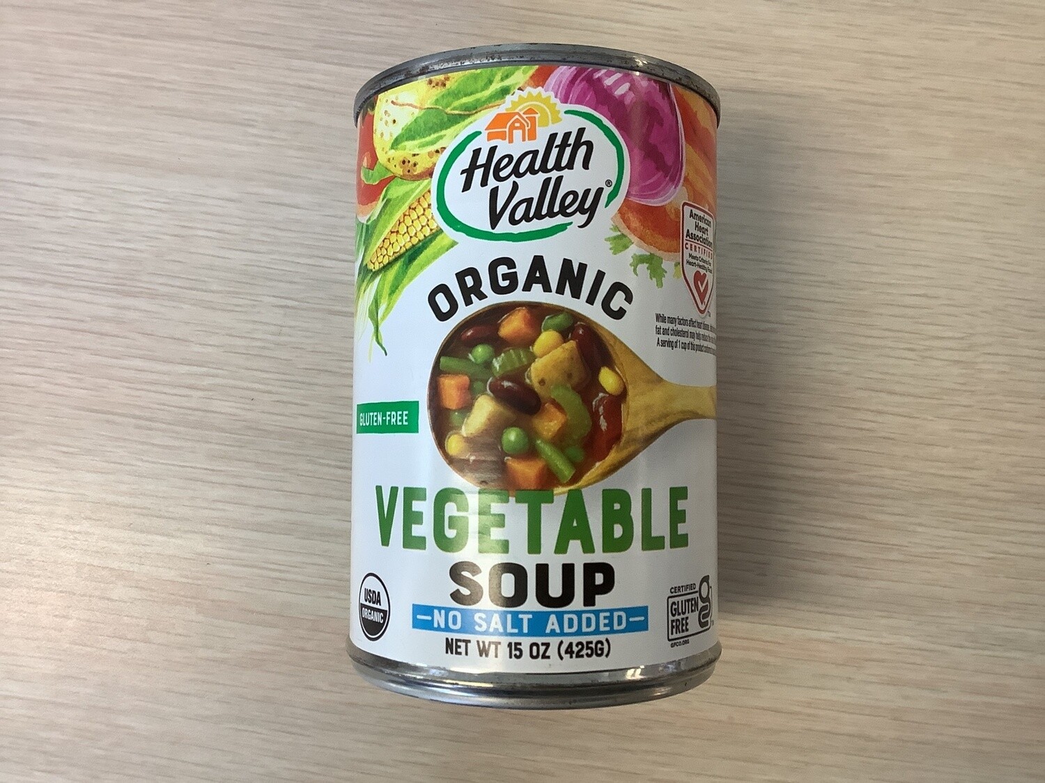 HEALTH VALLEY SOUP VEGETABLE NO SALT ORGANIC 15 OZ