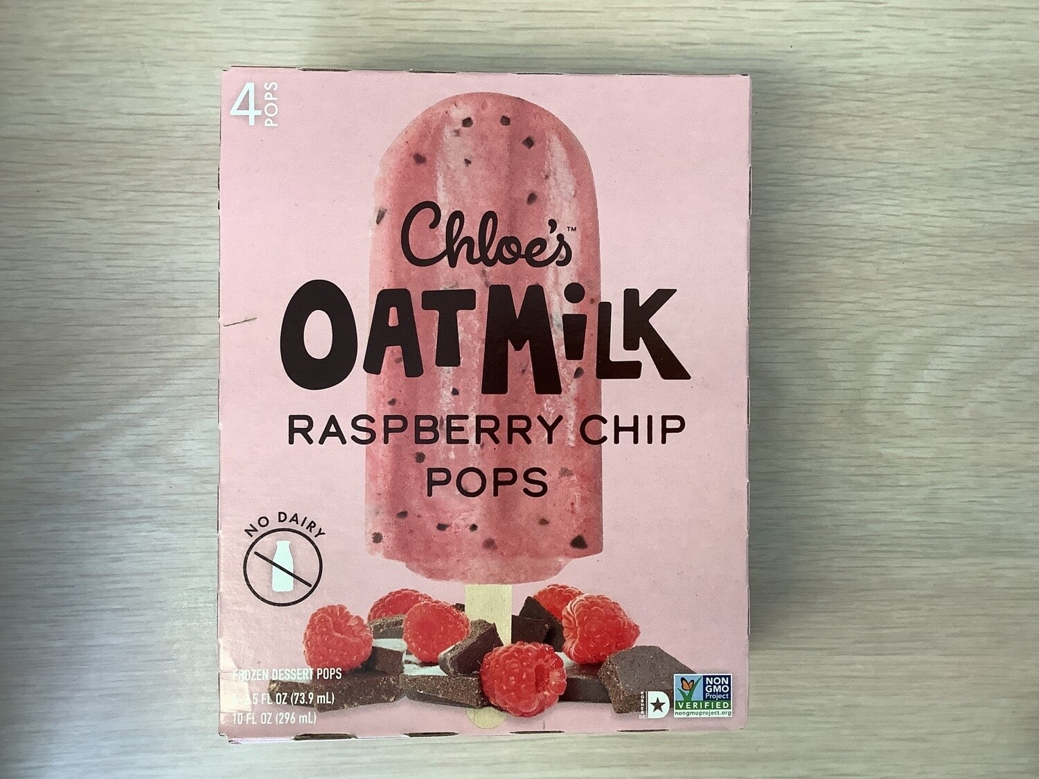 CHLOES OATMILK RASPBERRY CHIP POPS