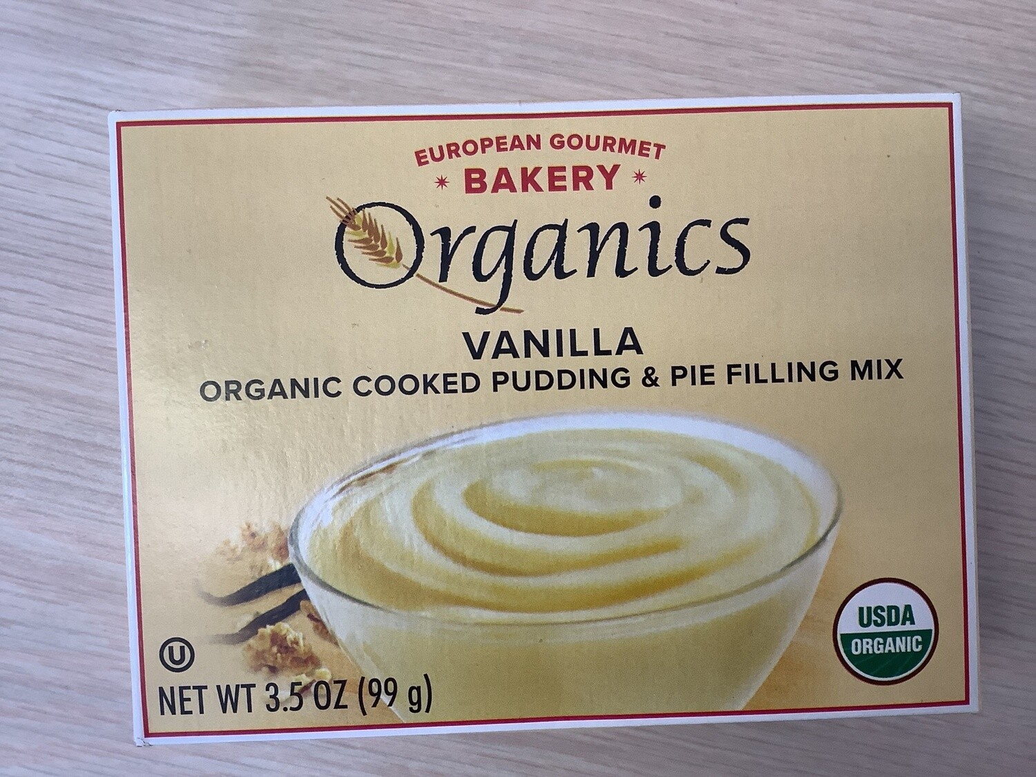 EUROPEAN GOURMET BAKERY MIX PUDDING VANILLA ORG 3.5 OZ