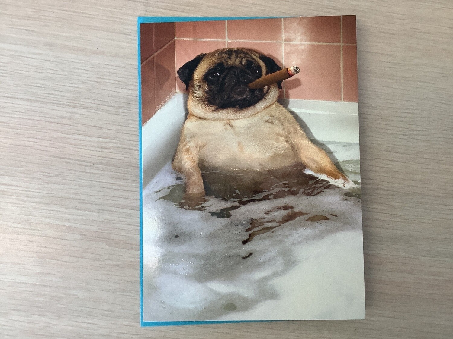 AVANTI CARD PUG CIGAR FATHERS DAY
