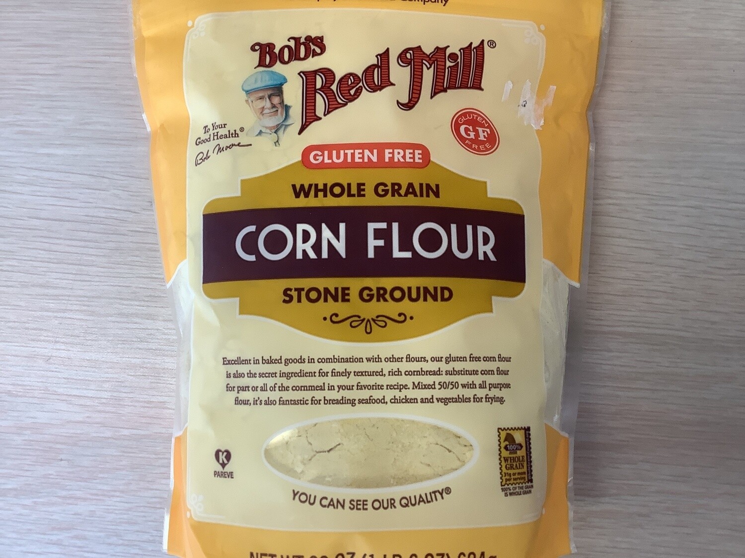 BOBS REDMILL CORN FLOUR GLUTEN FREE 22 OZ
