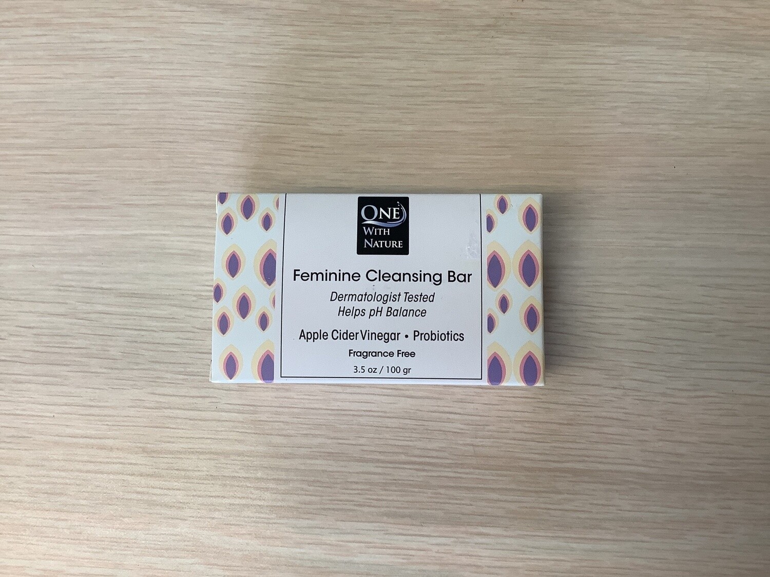 ONE WITH NATURE FEMININE BAR FRAGRANCE FREE 3.5 OZ
