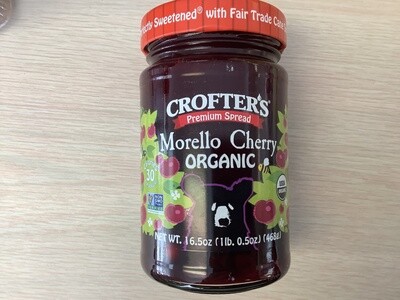 CROFTERS FRUIT SPREAD MORELLO CHERRY ORGANIC 16.5 OZ