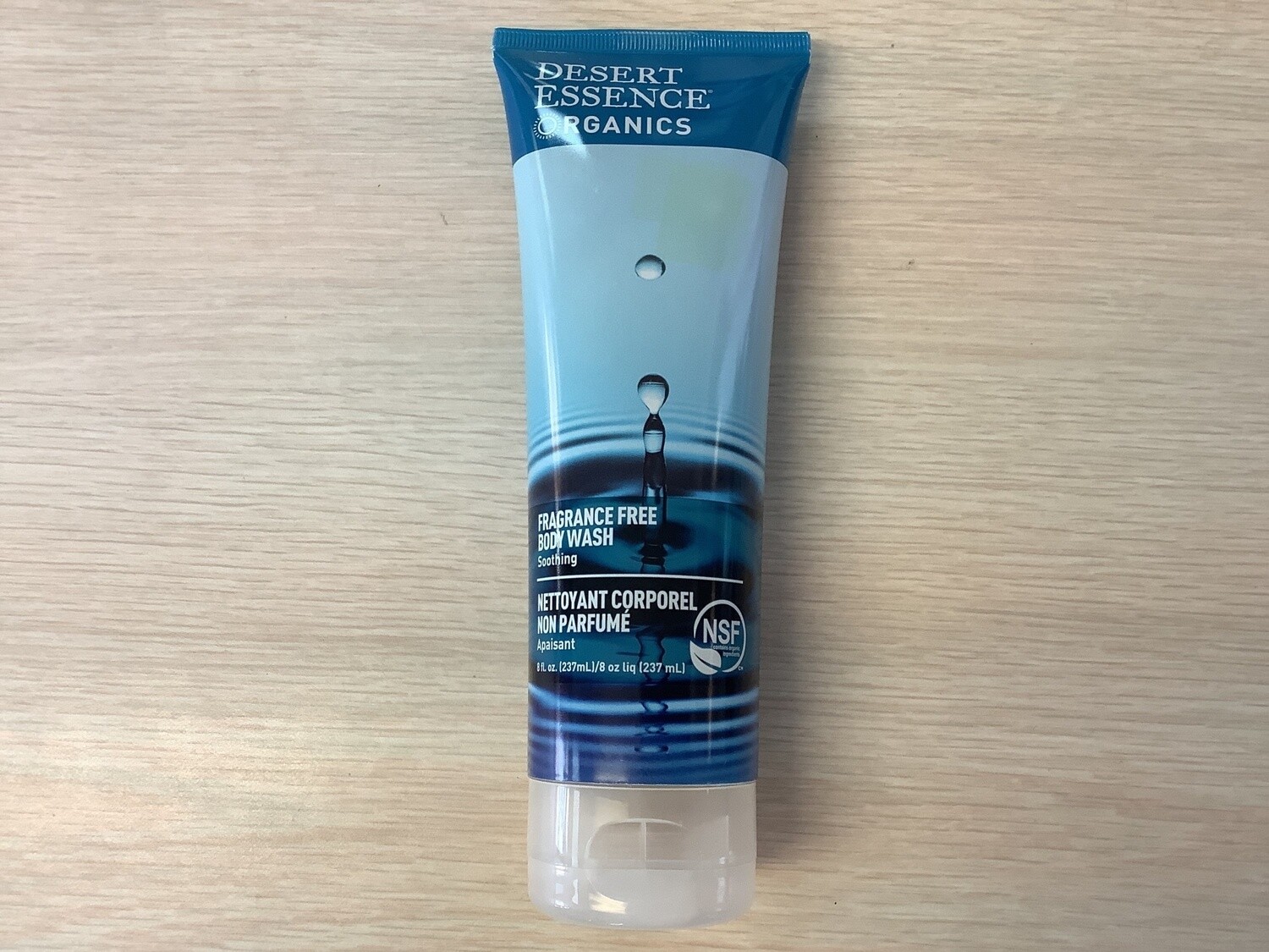 DESERT ESSENCE BODY WASH FRAGRANCE FREE 8 OZ