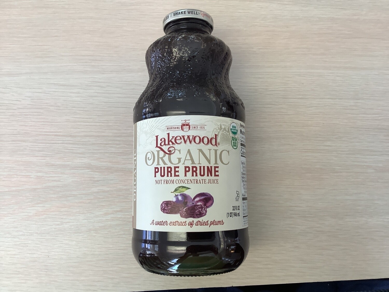 LAKEWOOD JUICE PRUNE ORGANIC 32 FO