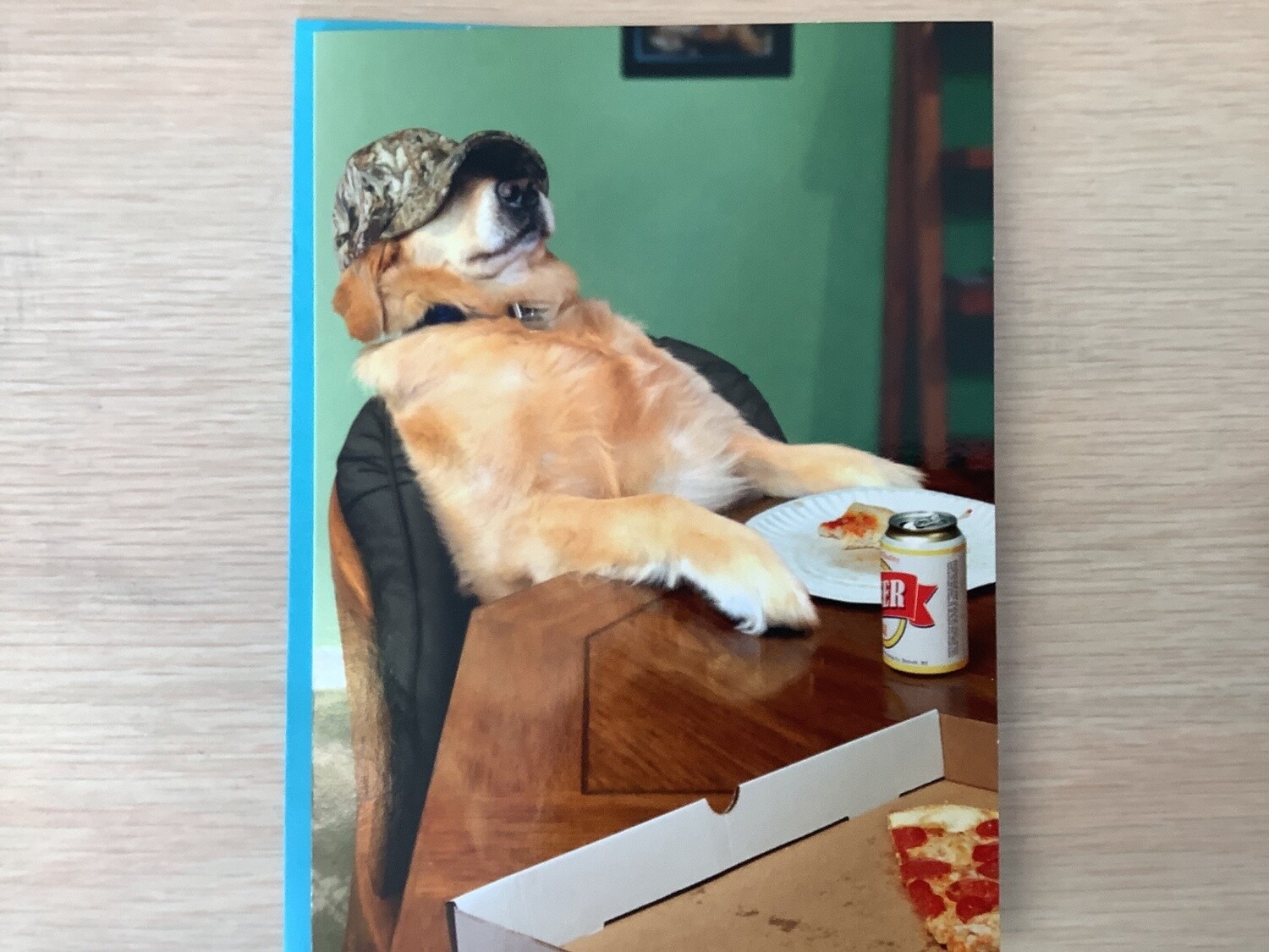 AVANTI DOG PIZZA CARD FATHERS DAY