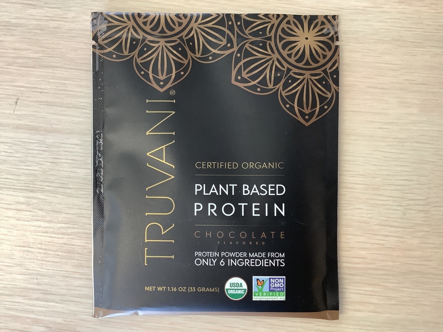 TRUVANI ORGANIC PLANT BASED PROTEIN 1.16 OZ CHOCOLATE