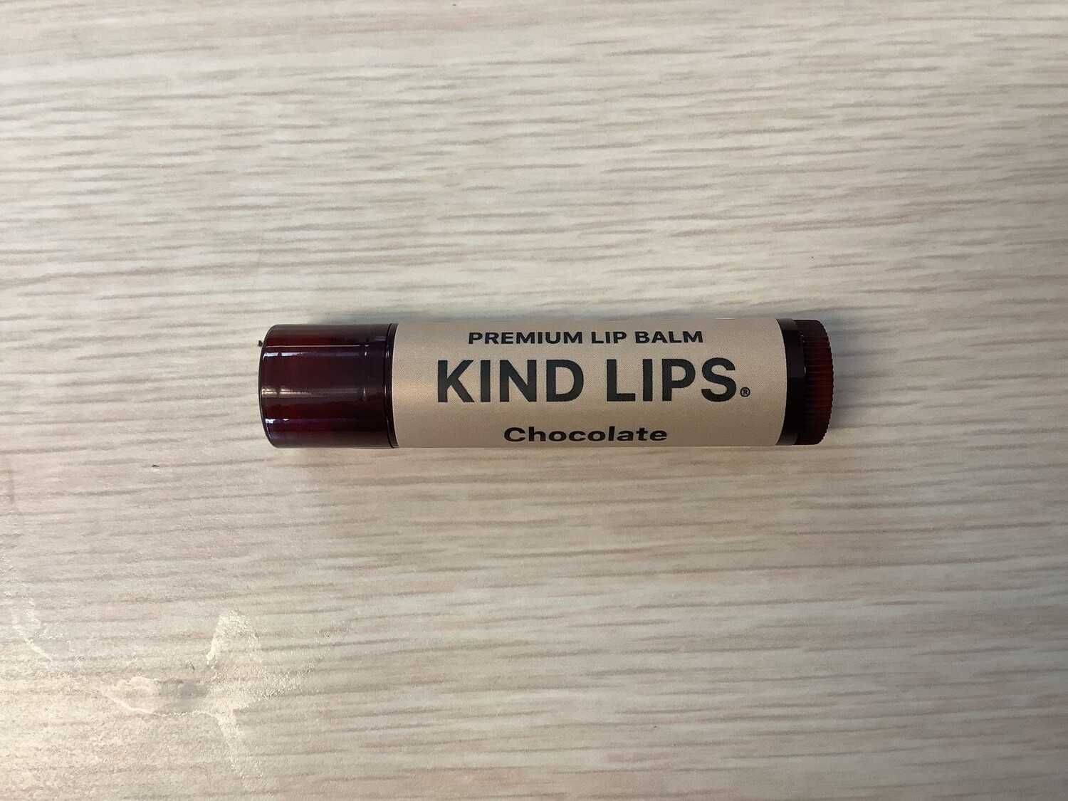 KIND LIPS PREMIUM LIP BALM CHOCOLATE ORGANIC .15 OZ