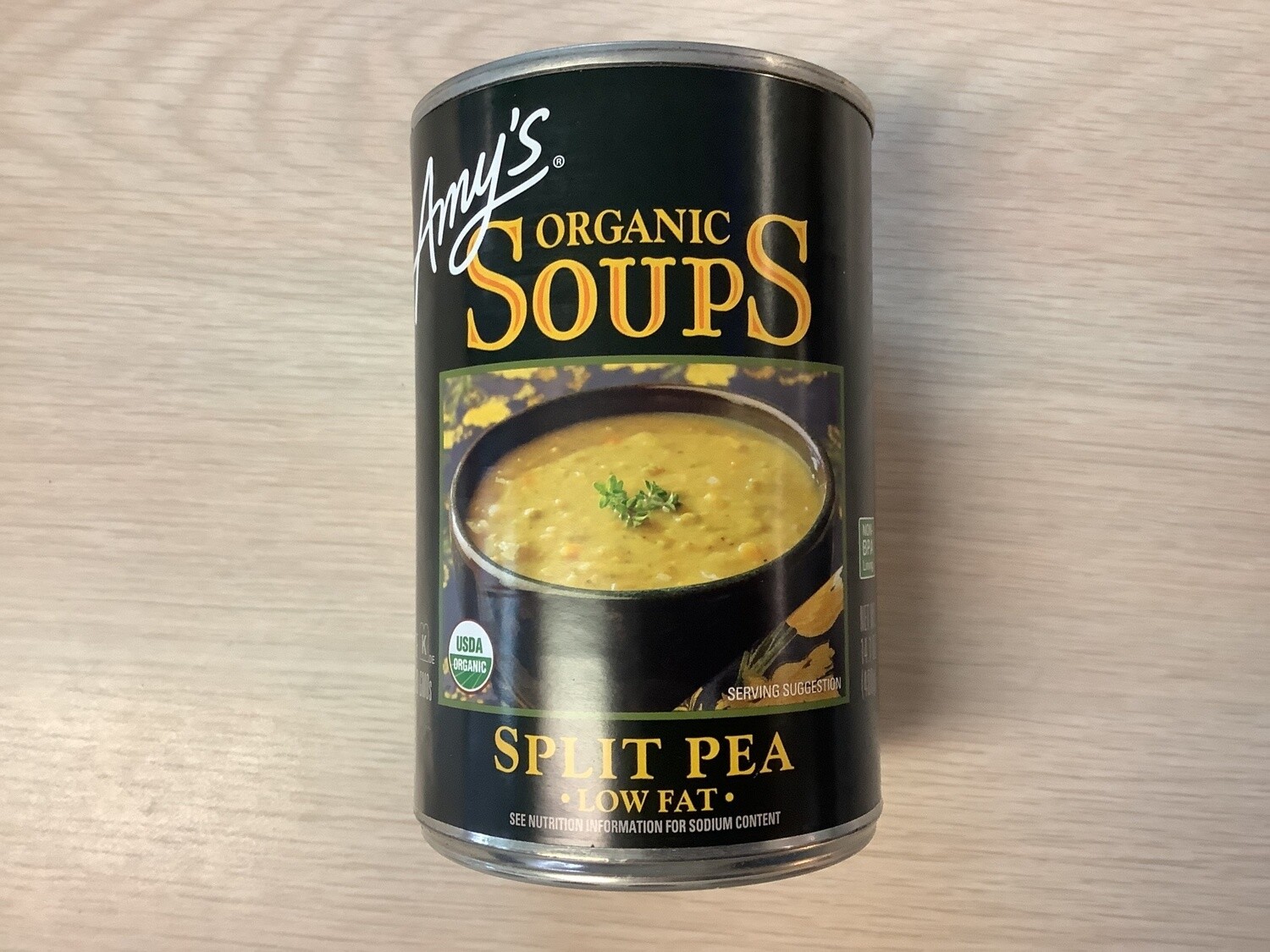 AMYS SOUP SPLIT PEA ORGANIC GLUTEN FREE 14.1 OZ
