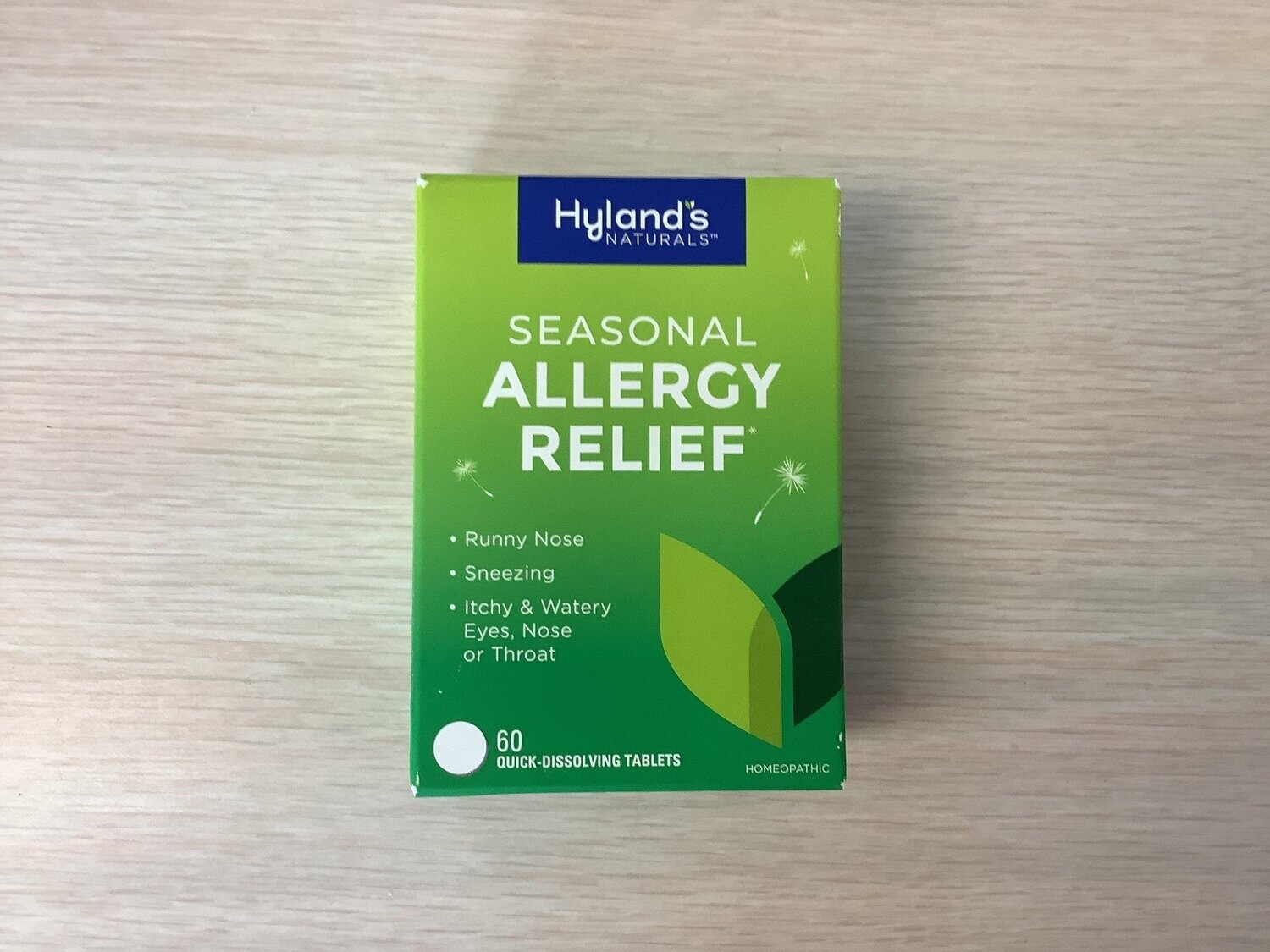 HYLANDS Seasonal Allergy Relief 60 tab