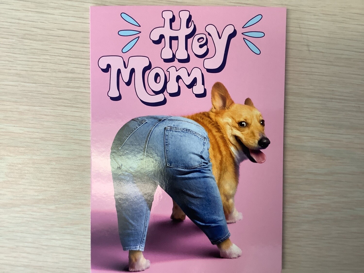AVANTI CORGI DOG MOM JEANS MOTHERS DAY CARD