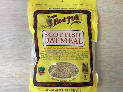BOBS REDMILL OATMEAL SCOTTISH NON-GMO 20 OZ