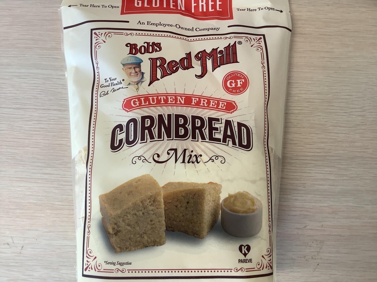 BOBS RED MILL CORNBREAD MIX GLUTEN FREE 20 OZ