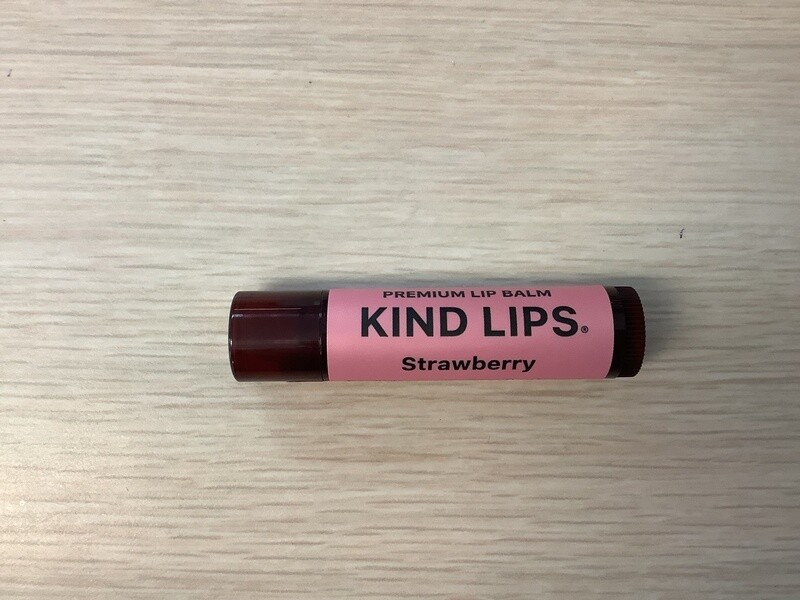 KIND LIPS PREMIUM LIP BALM STRAWBERRY ORGANIC .15 OZ