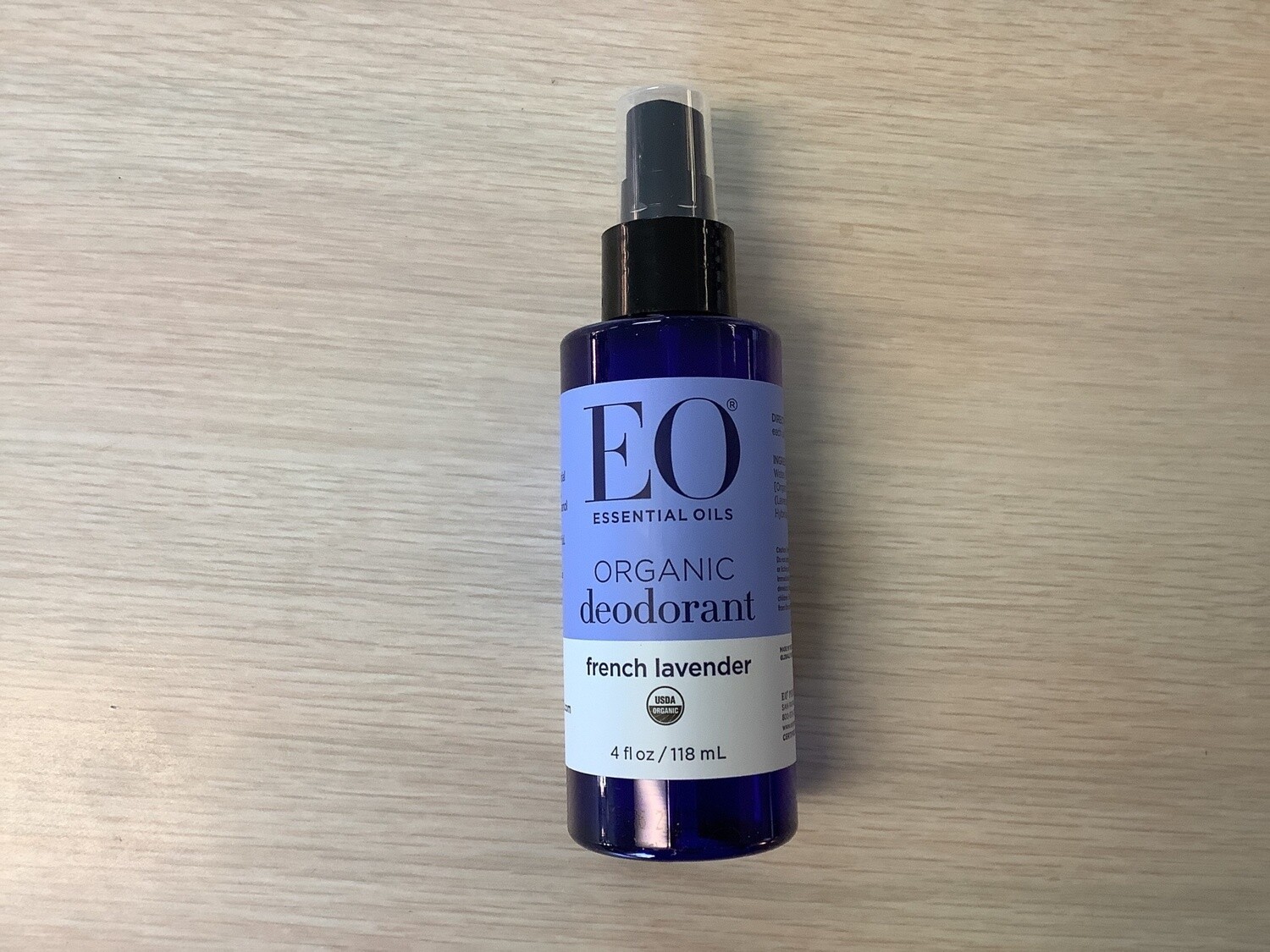 EO DEODORANT SPRAY LAVENDER ORGANIC 4 OZ