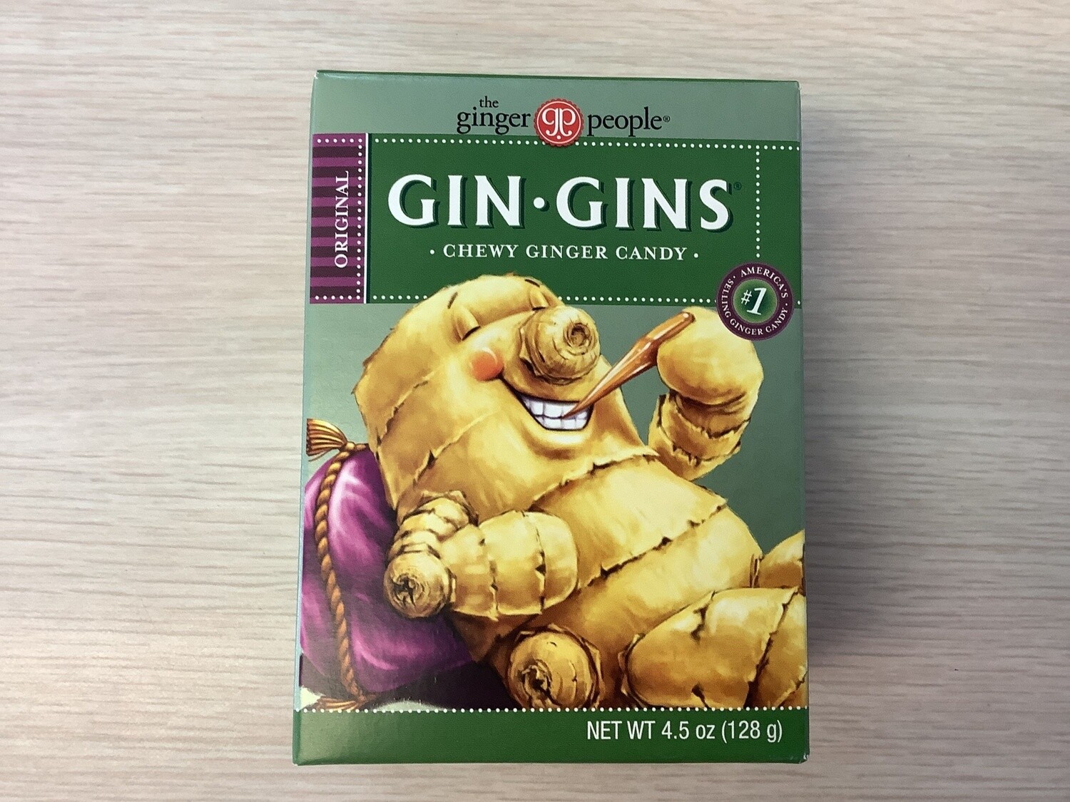 GINGER PEOPLE GIN GINS GINGER CHEWS ORIGINAL 5 OZ