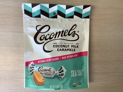 COCOMELS CARAMELS SEA SALT POUCH ORGANIC 3.5 OZ