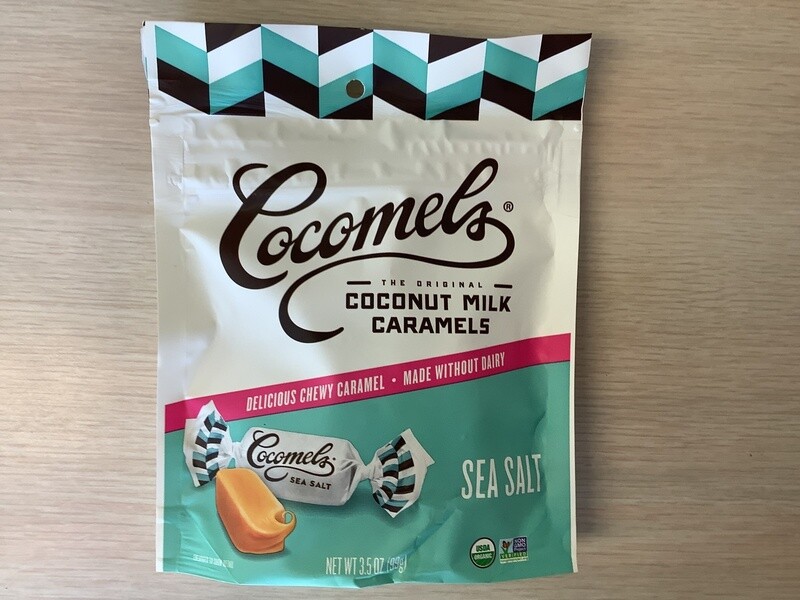 COCOMELS CARAMELS SEA SALT POUCH ORGANIC 3.5 OZ