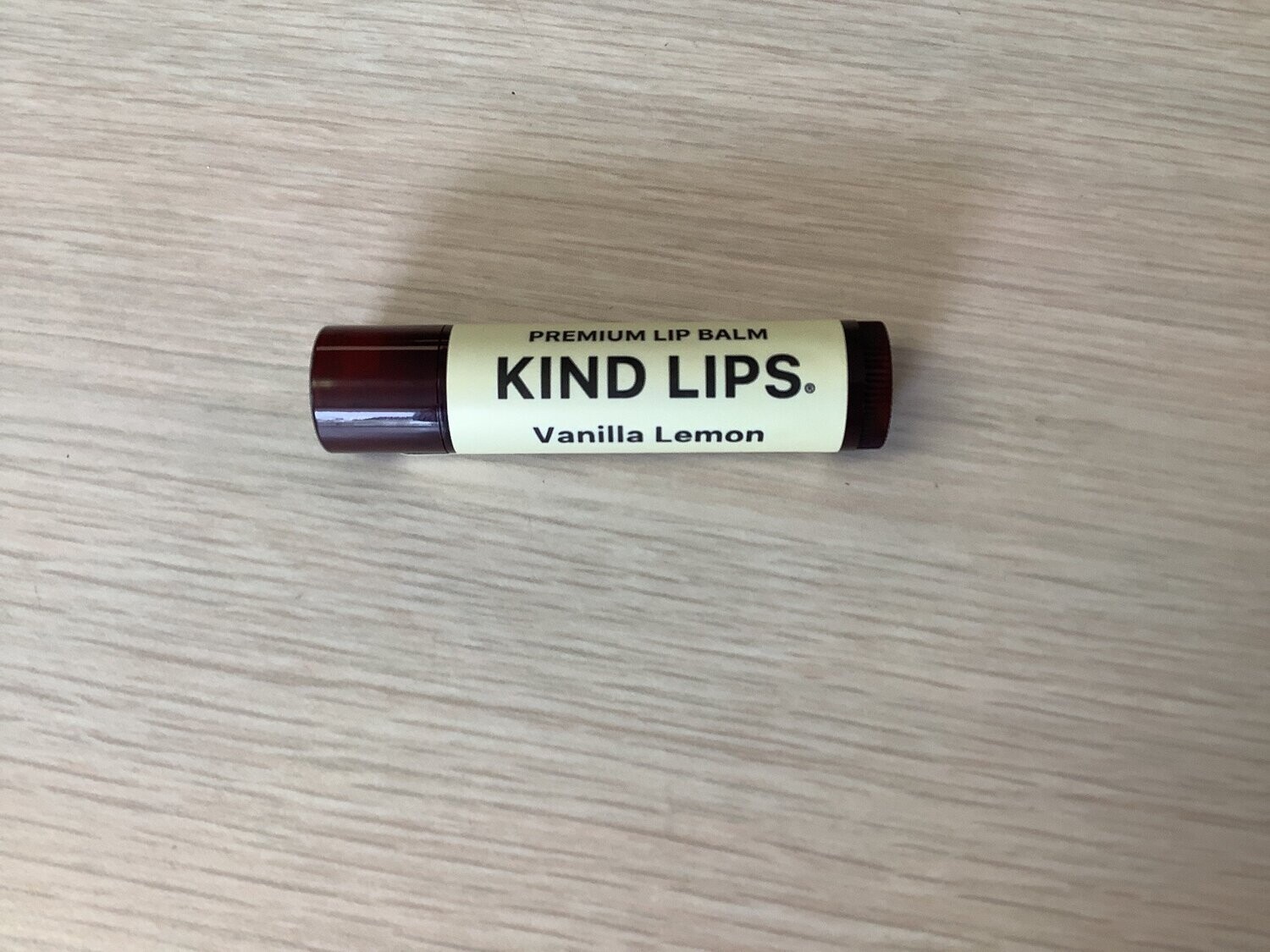 KIND LIPS PREMIUM LIP BALM VANILLA LEMON ORGANIC .15 OZ