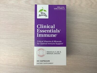 TERRY NATURALLY CLINICAL ESSENTIALS IMMUNE 60 CAPS