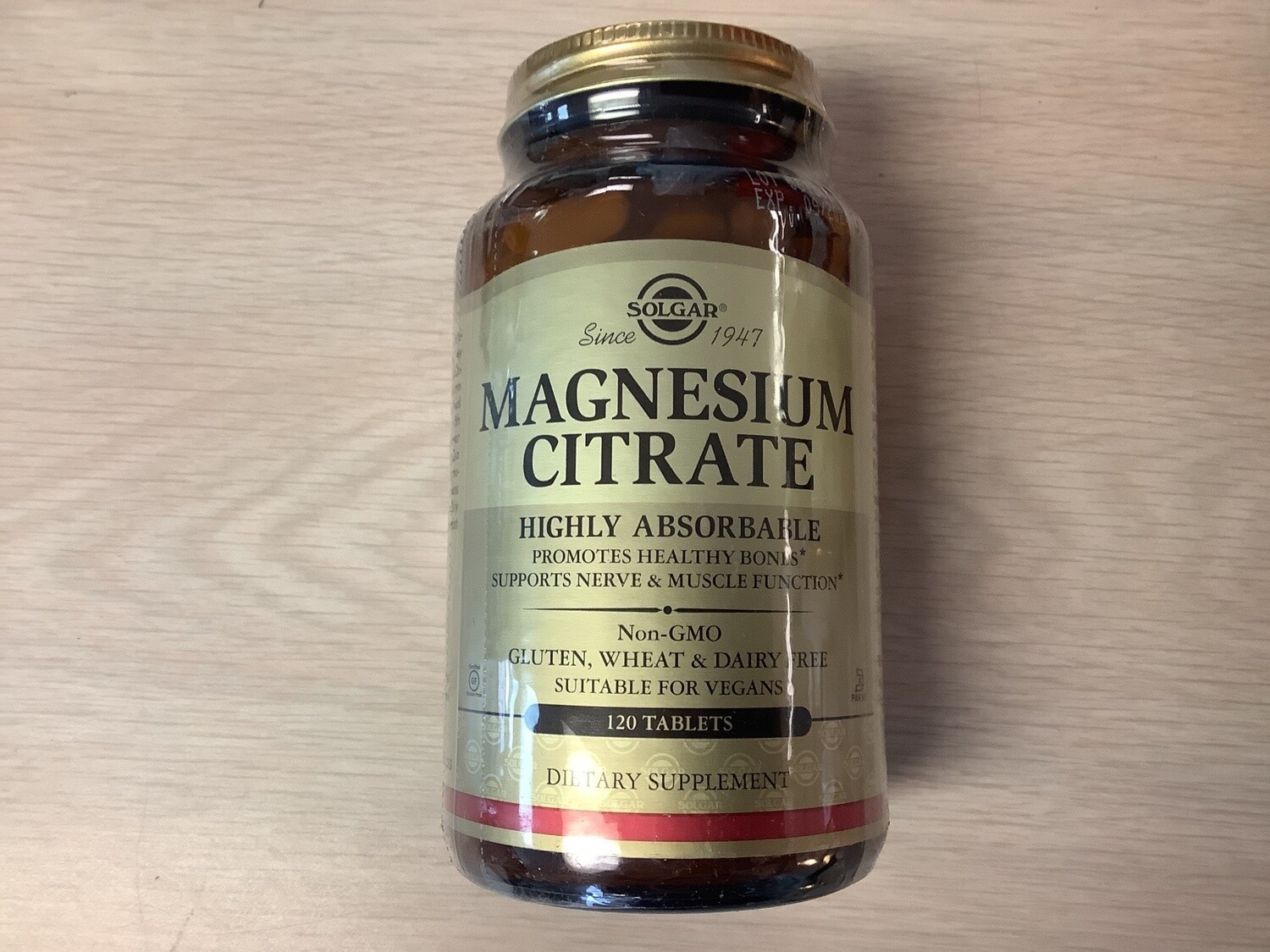 SOLGAR Magnesium Citrate Tablets  120