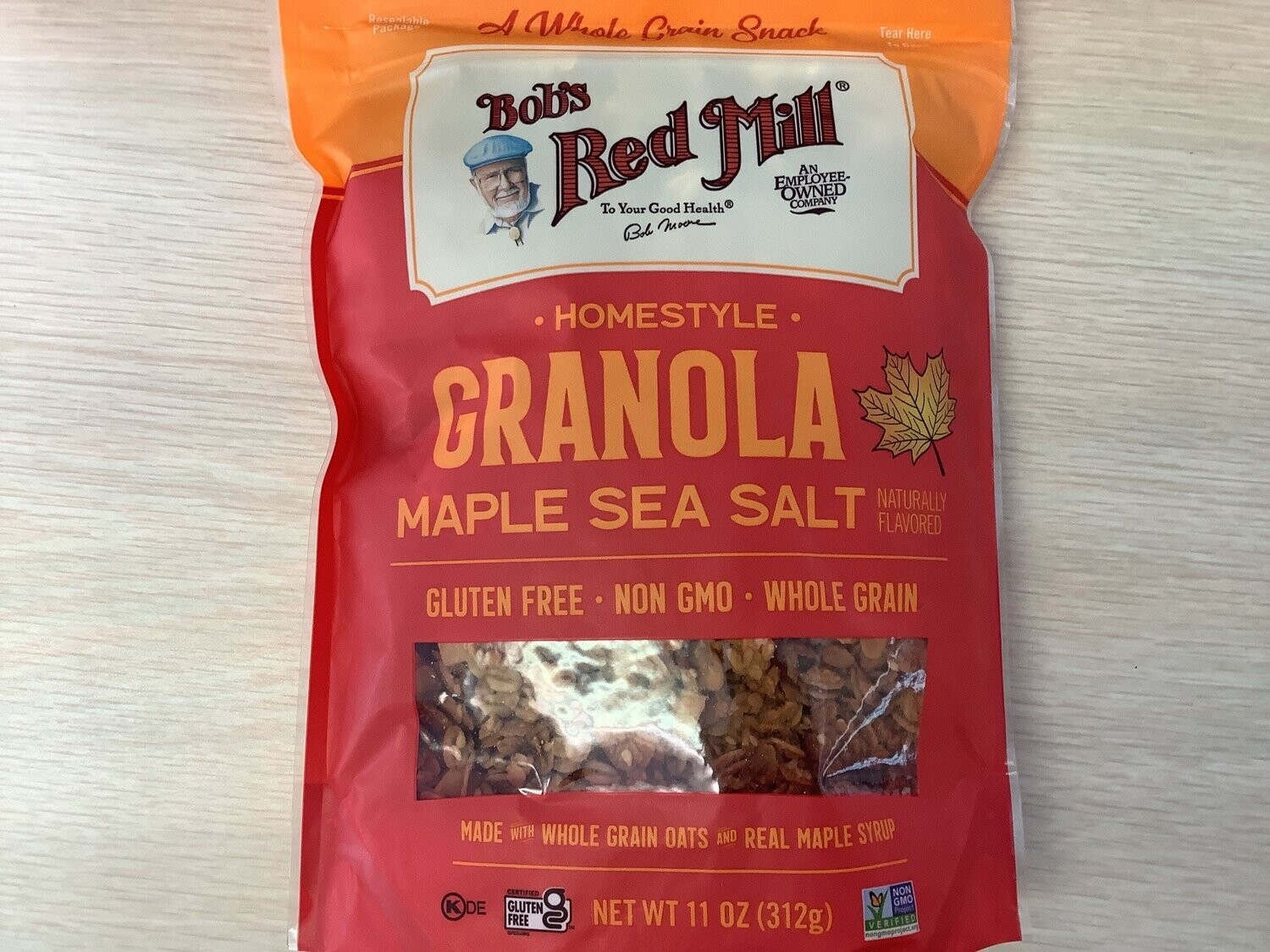 BOBS RED MILL GRANOLA MAPLE SEA SALT 11 OZ
