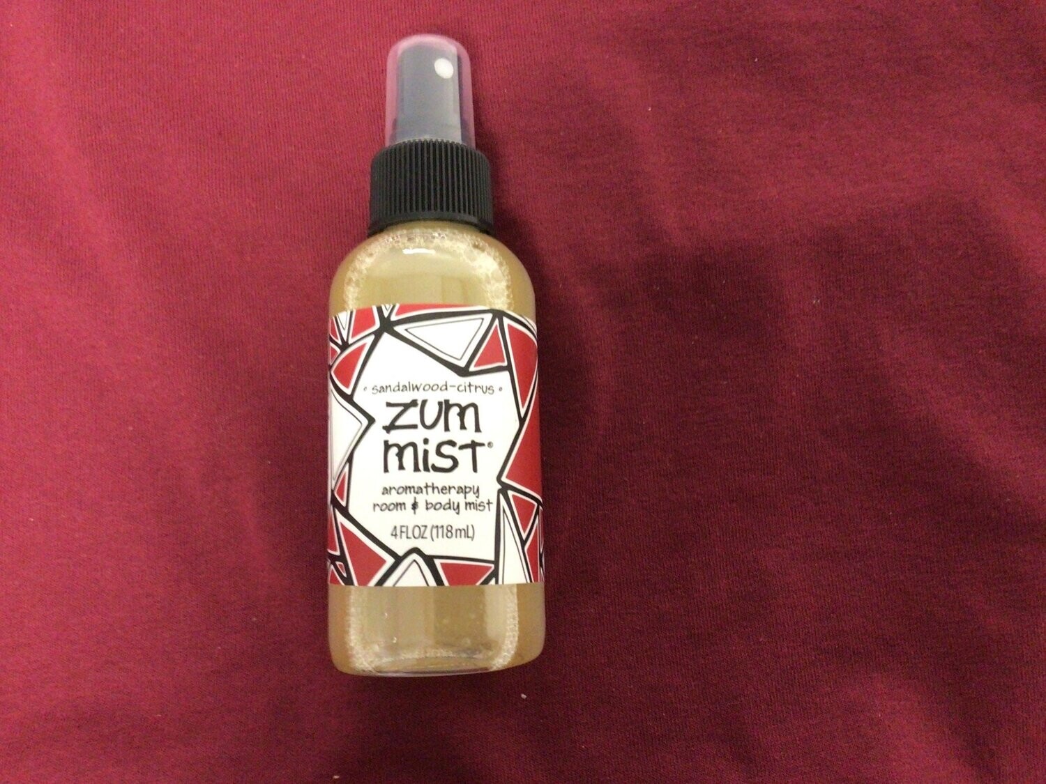 ZUM BODY/ROOM MIST SANDALWOOD-CITRUS 4 fl ozs