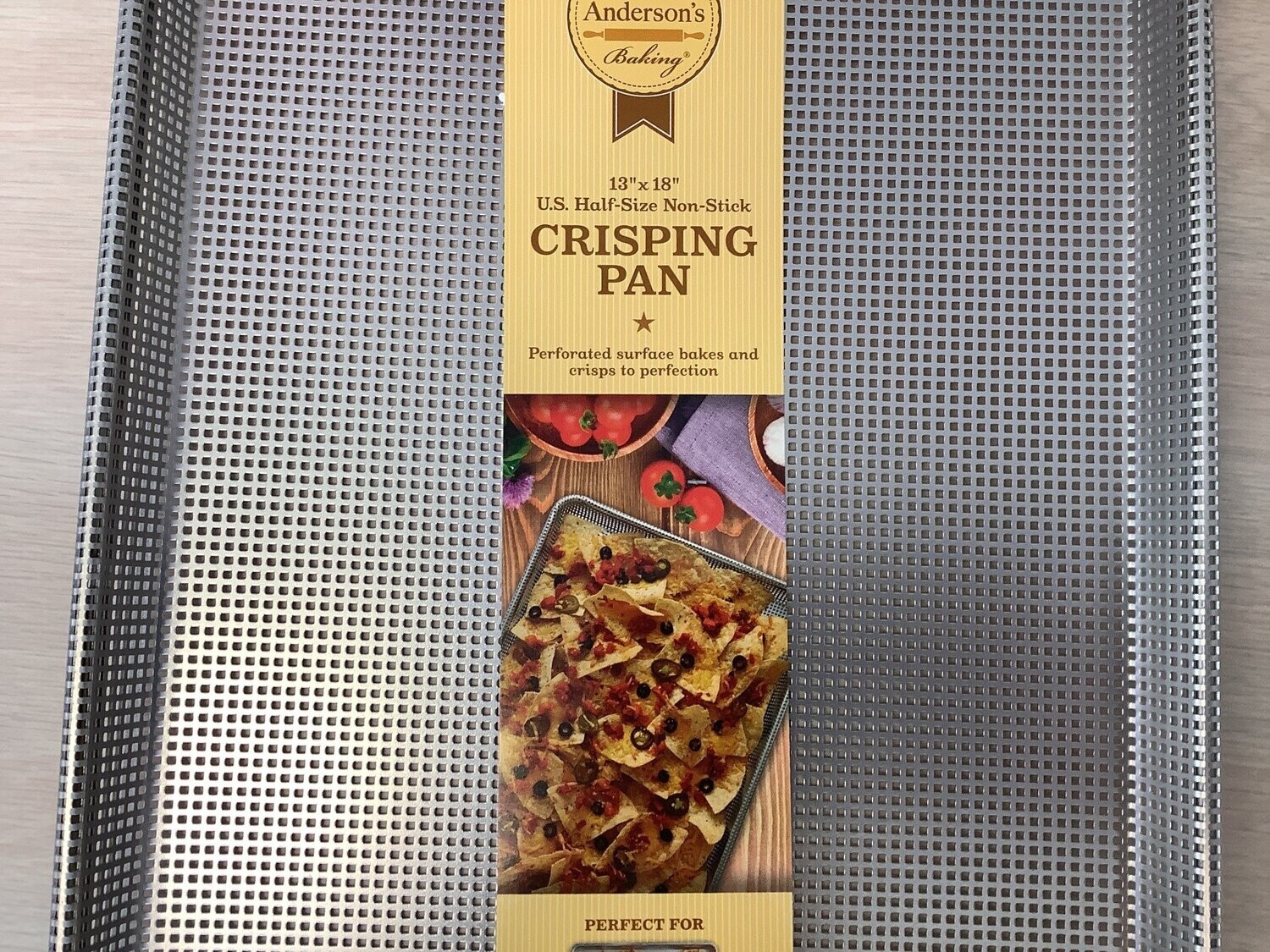 MRS ANDERSONS PERFORATED NON STICK CRISPING PAN 13” x 18”
