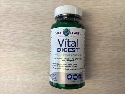 VITAL PLANET VITAL DIGEST ENZYMES 90 VCAPS VEGAN