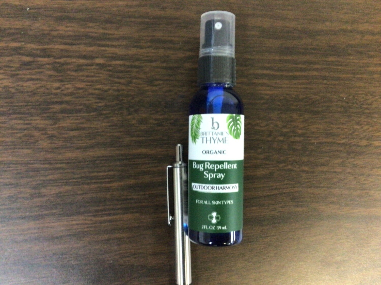BRITTANIES THYME ORGANIC BUG REPELLENT SPRAY OUTDOOR HARMONY 2fl.ozs