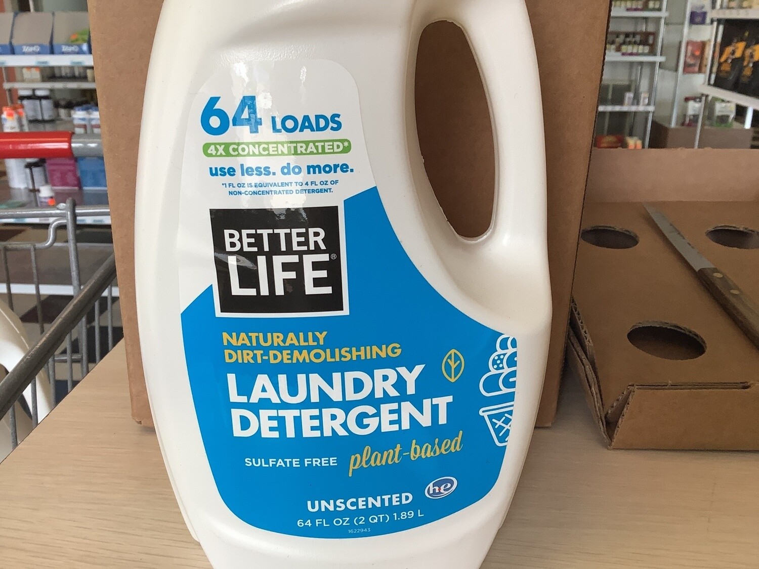 BETTER LIFE LAUNDRY DETERGENT UNSCENTED 64 OZ