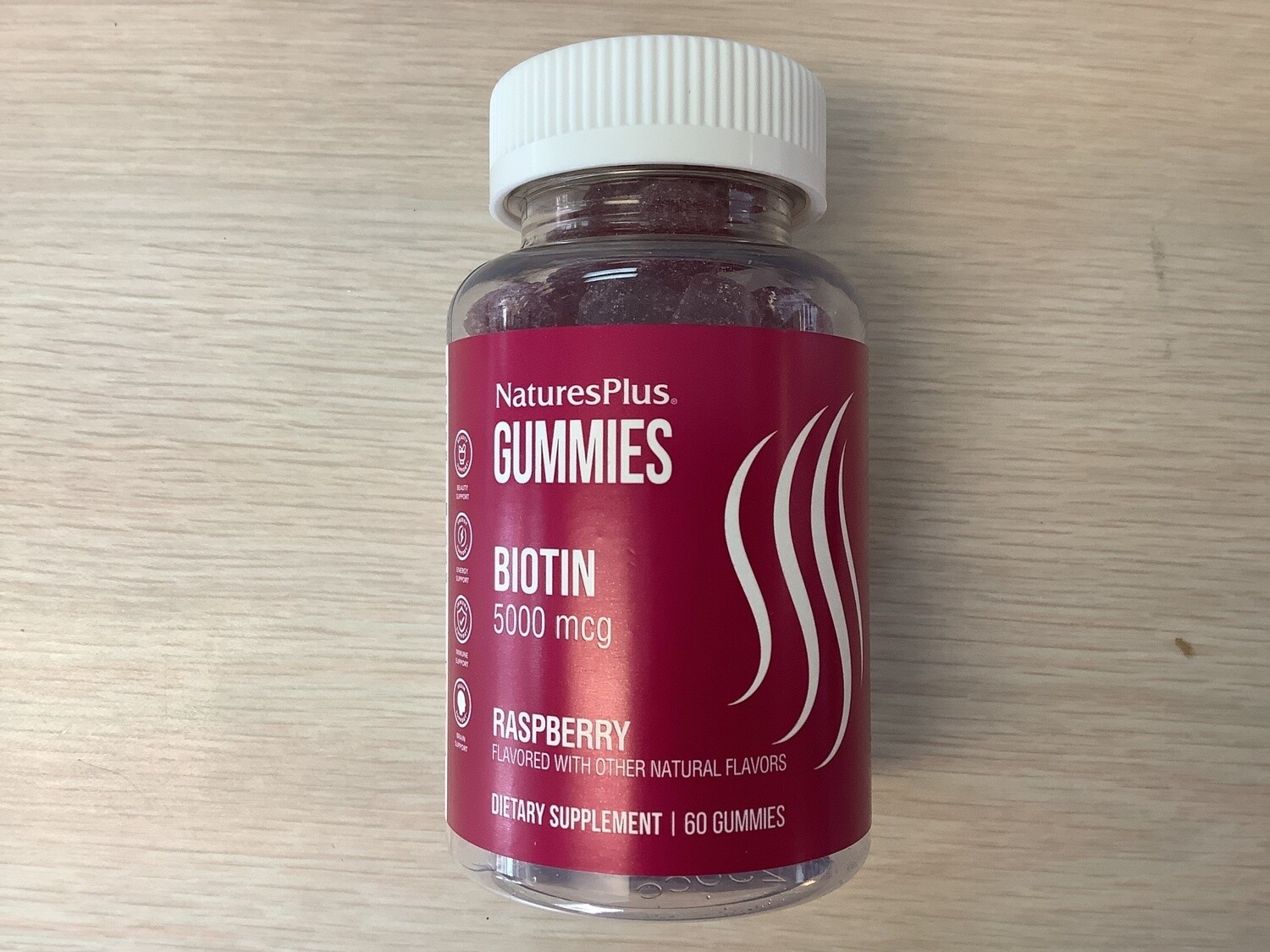 NATURES PLUS GUMMIES BIOTIN 5000 MCG 60 ct