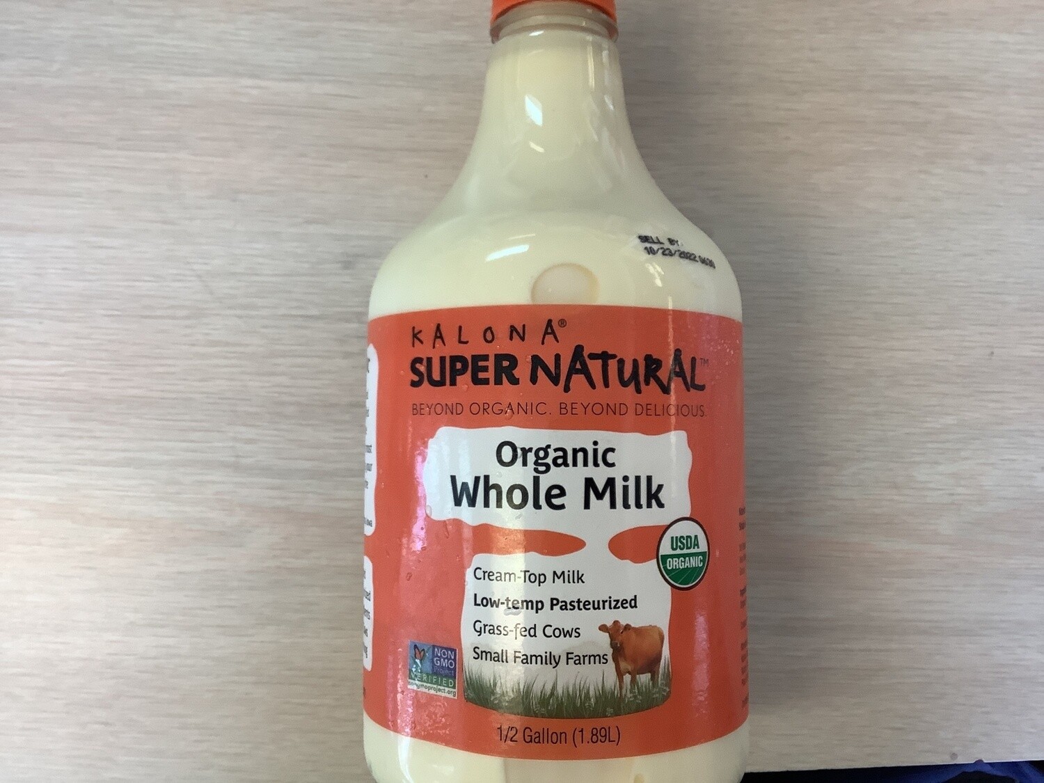 KALONA MILK WHOLE NON HOMOGENIZED 64 OZ REFRIGERATED