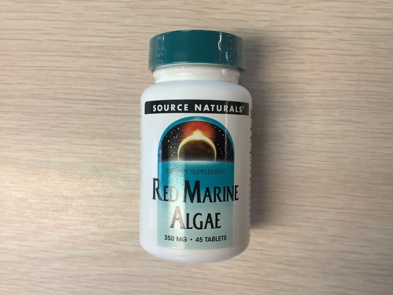 SOURCE NATURALS Red Marine Algae 350 mg 45 tablet