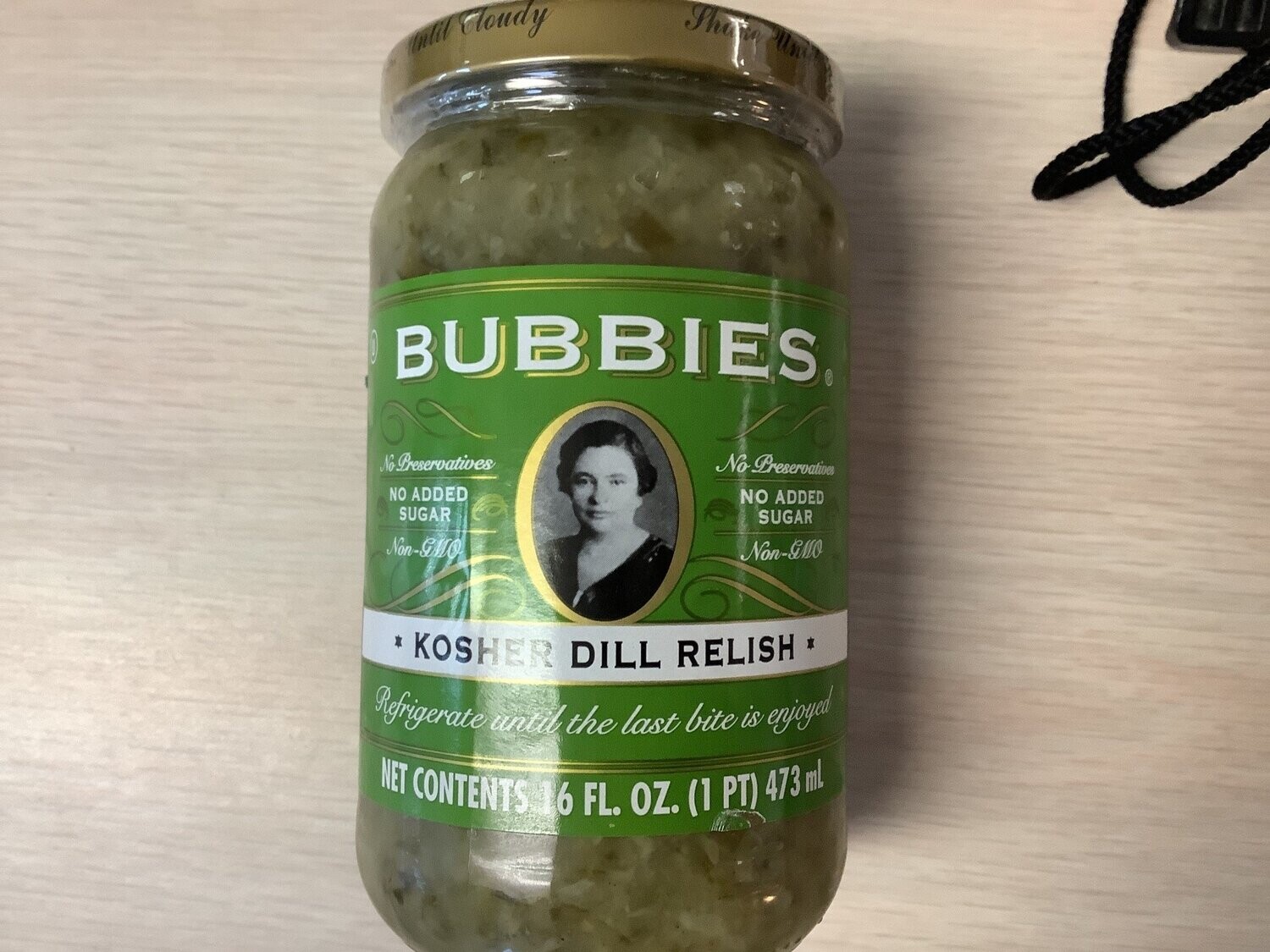 BUBBIES PICKLE RELISH KOSHER DILL 16 OZ REFRIGERATED