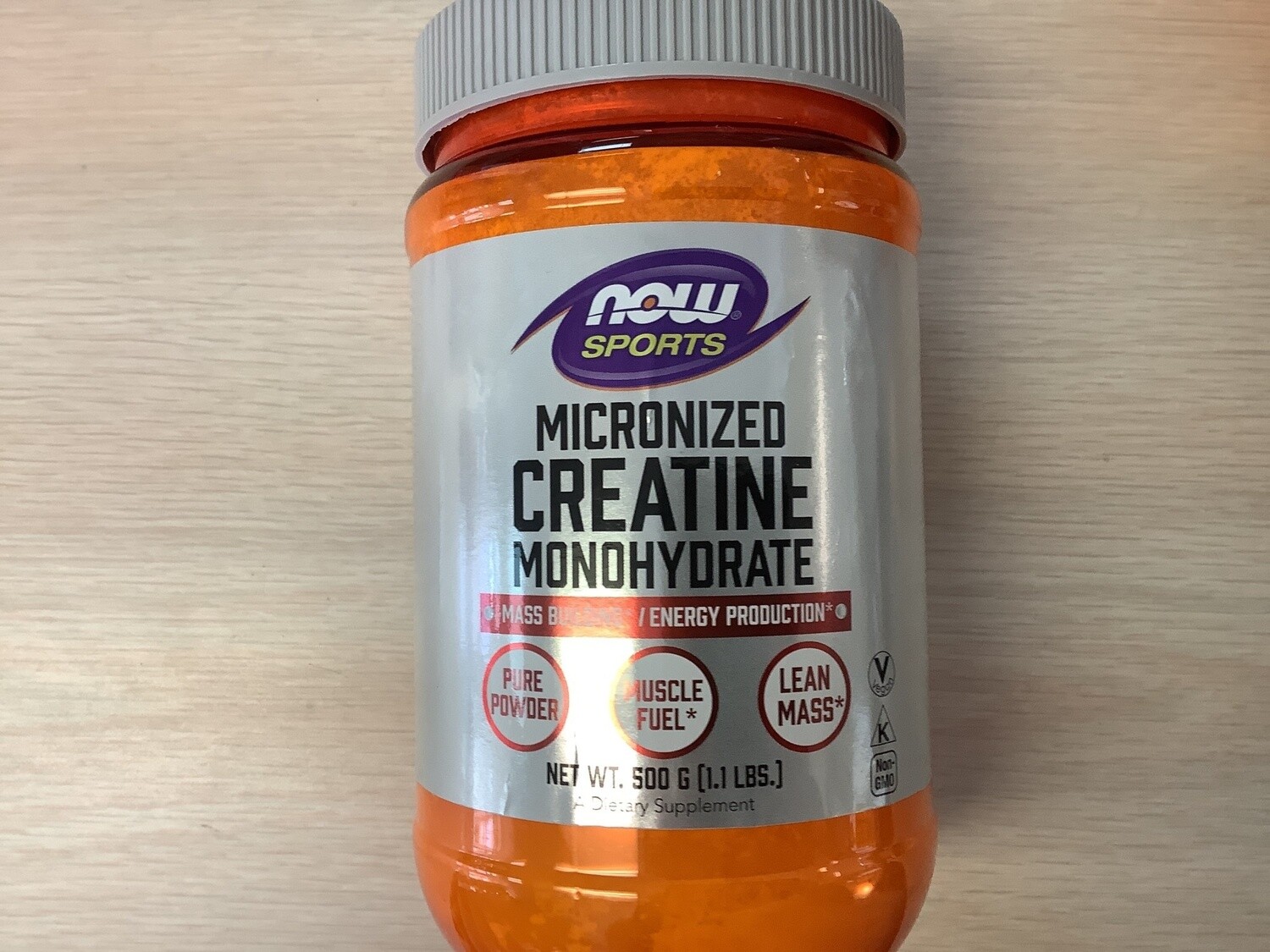 NOW CREATINE MONOHYDRATE MICRONIZED  500 G